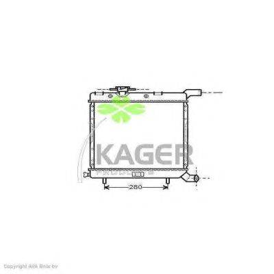 Радиатор, охлаждение двигателя KAGER 31-0211