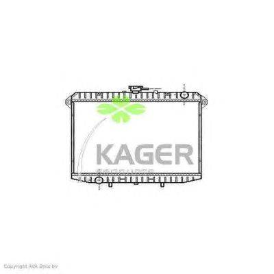 Радиатор, охлаждение двигателя KAGER 31-0259