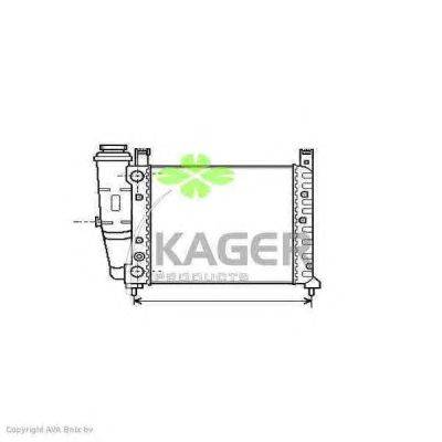 Радиатор, охлаждение двигателя KAGER 31-0386