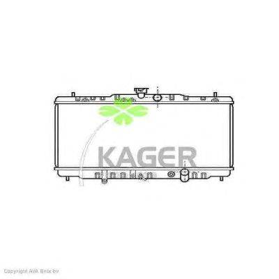 Радиатор, охлаждение двигателя KAGER 31-0482