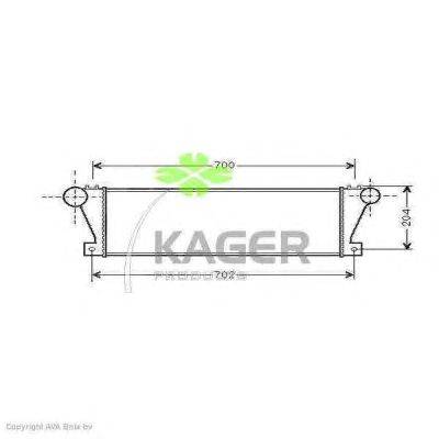 Интеркулер KAGER 31-0546