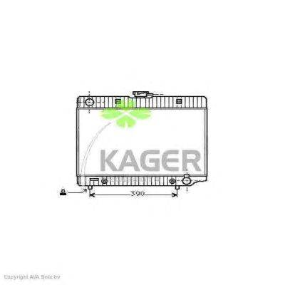 Радиатор, охлаждение двигателя KAGER 310581