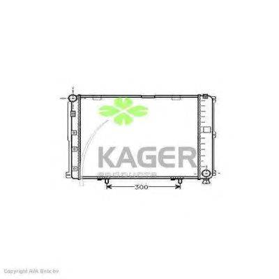 Радиатор, охлаждение двигателя KAGER 31-0582