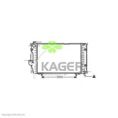 Радиатор, охлаждение двигателя KAGER 310594
