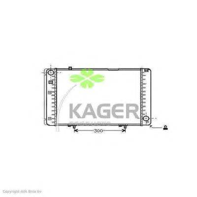 Радиатор, охлаждение двигателя KAGER 310605
