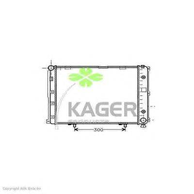 Радиатор, охлаждение двигателя KAGER 310611