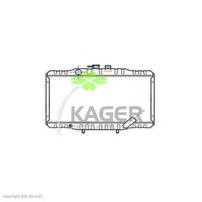 Радиатор, охлаждение двигателя KAGER 310661