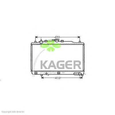 Радиатор, охлаждение двигателя KAGER 31-0712
