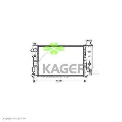 Радиатор, охлаждение двигателя KAGER 31-0851