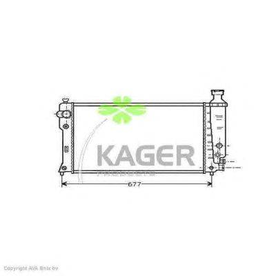 Радиатор, охлаждение двигателя KAGER 31-0854