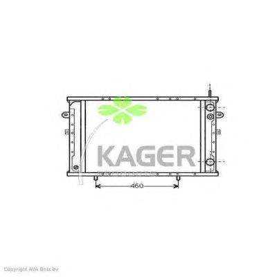 Радиатор, охлаждение двигателя KAGER 310943