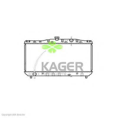 Радиатор, охлаждение двигателя KAGER 31-1073