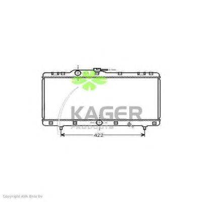 Радиатор, охлаждение двигателя KAGER 31-1094