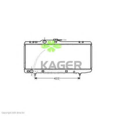 Радиатор, охлаждение двигателя KAGER 31-1095