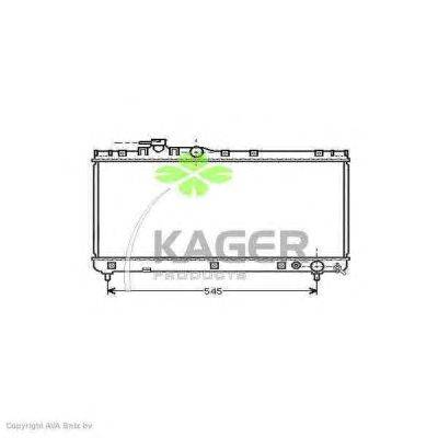 Радиатор, охлаждение двигателя KAGER 31-1105
