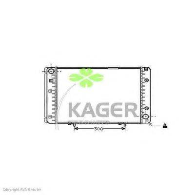 Радиатор, охлаждение двигателя KAGER 311300