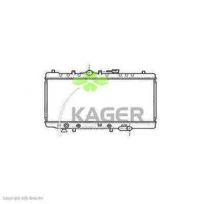 Радиатор, охлаждение двигателя KAGER 31-1393