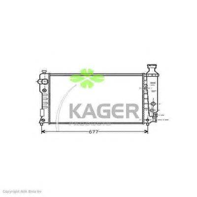 Радиатор, охлаждение двигателя KAGER 31-1442