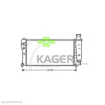Радиатор, охлаждение двигателя KAGER 31-1448