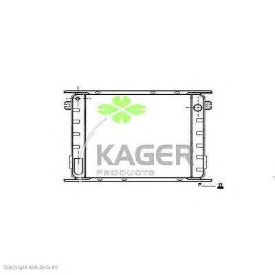 Радиатор, охлаждение двигателя KAGER 311463