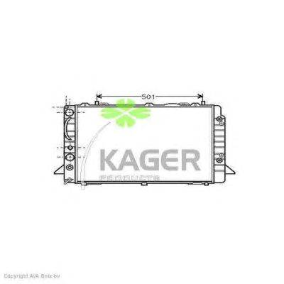 Радиатор, охлаждение двигателя KAGER 31-1571