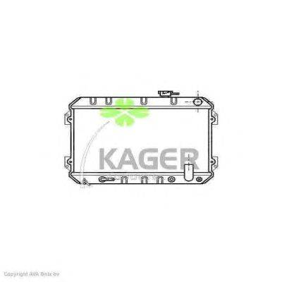 Радиатор, охлаждение двигателя KAGER 311655