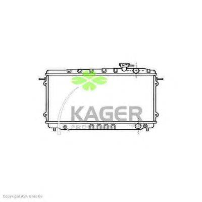 Радиатор, охлаждение двигателя KAGER 31-1669