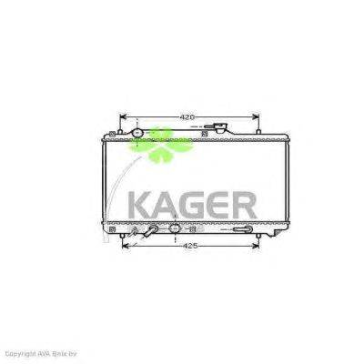 Радиатор, охлаждение двигателя KAGER 31-1791