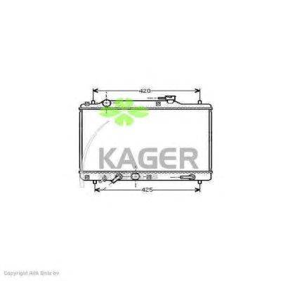 Радиатор, охлаждение двигателя KAGER 31-1792