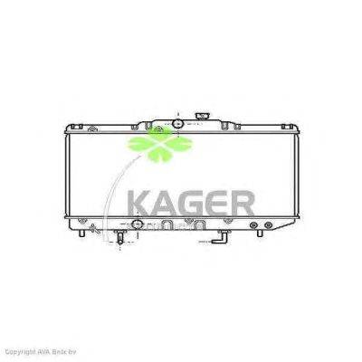 Радиатор, охлаждение двигателя KAGER 312051