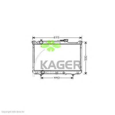 Радиатор, охлаждение двигателя KAGER 31-2350