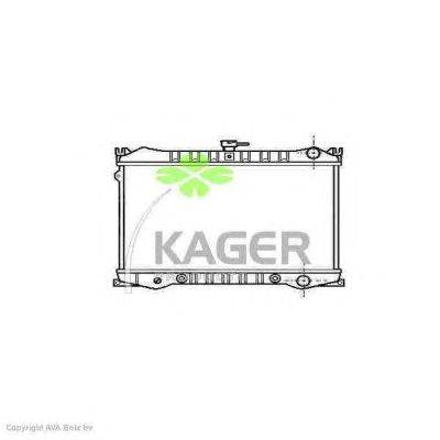 Радиатор, охлаждение двигателя KAGER 312564