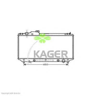 Радиатор, охлаждение двигателя KAGER 31-2582