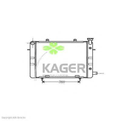 Радиатор, охлаждение двигателя KAGER 31-2732