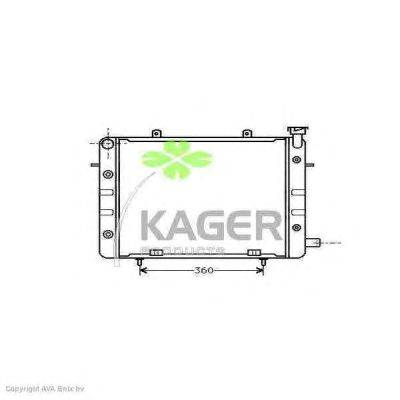 Радиатор, охлаждение двигателя KAGER 31-2740