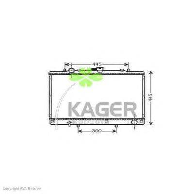 Радиатор, охлаждение двигателя KAGER 31-2818