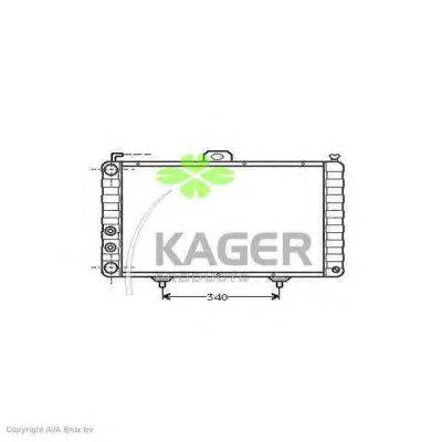 Радиатор, охлаждение двигателя KAGER 31-3057