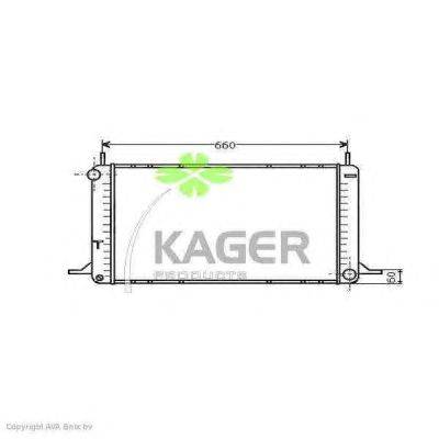 Радиатор, охлаждение двигателя KAGER 31-3140