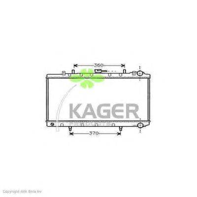 Радиатор, охлаждение двигателя KAGER 31-3316