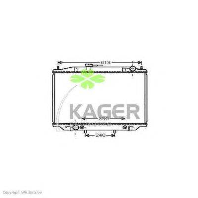 Радиатор, охлаждение двигателя KAGER 31-3363