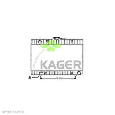 Радиатор, охлаждение двигателя KAGER 31-3517