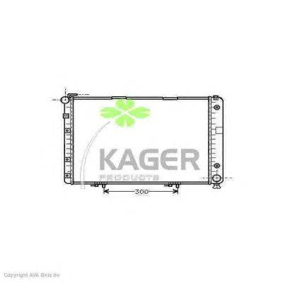 Радиатор, охлаждение двигателя KAGER 313546