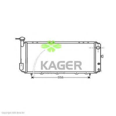 Радиатор, охлаждение двигателя KAGER 31-3621