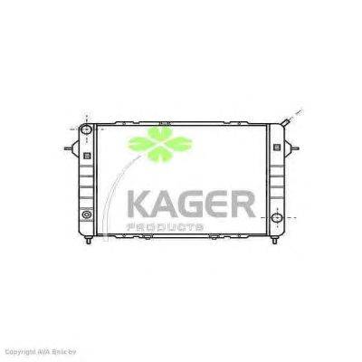 Радиатор, охлаждение двигателя KAGER 313655