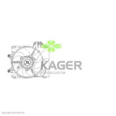 Вентилятор, охлаждение двигателя KAGER 32-2138