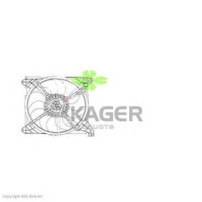Вентилятор, охлаждение двигателя KAGER 32-2192