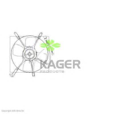 Вентилятор, охлаждение двигателя KAGER 322232