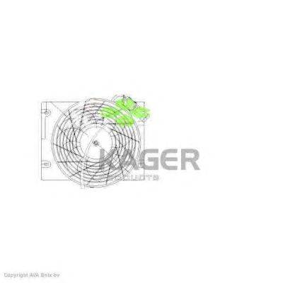 Вентилятор, конденсатор кондиционера KAGER 32-2285