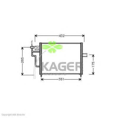 Конденсатор, кондиционер KAGER 945924