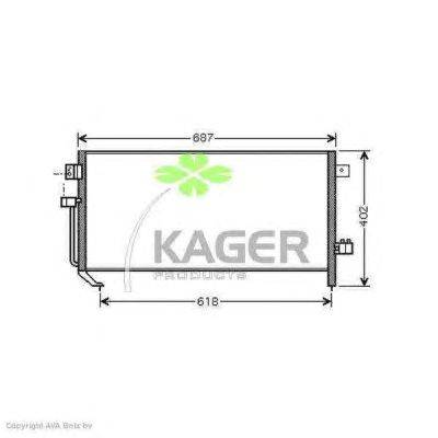 Конденсатор, кондиционер KAGER 945993